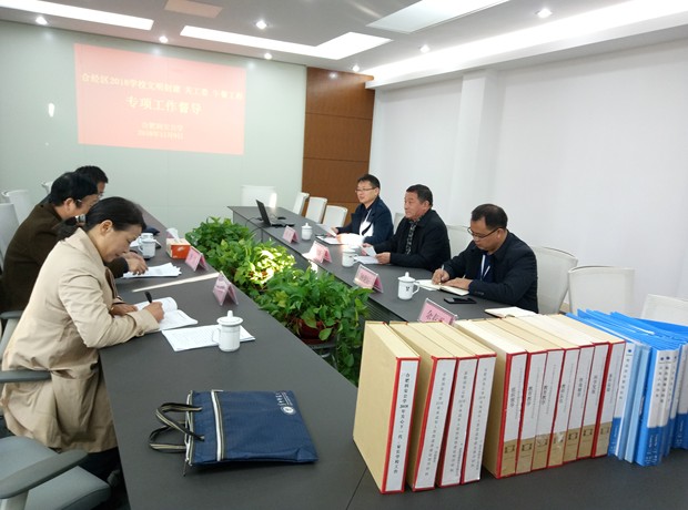 经开区领导深入我校检查评估关心下一代工作