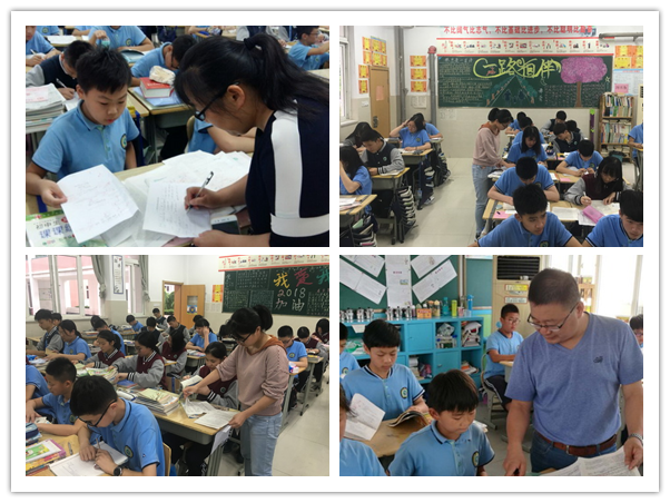 初中部举行学生大假作业反馈情况检查活动