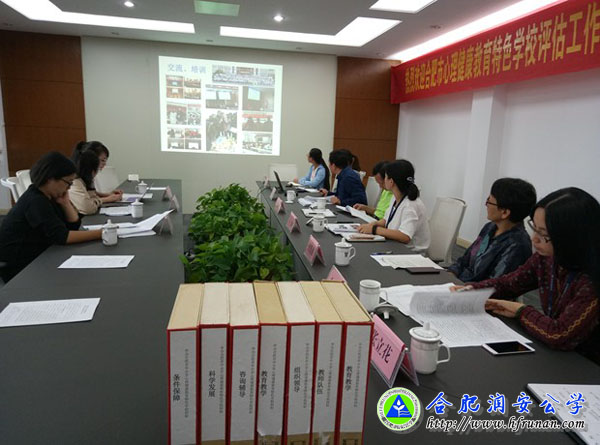 我校接受合肥市心理健康教育特色学校评估检查