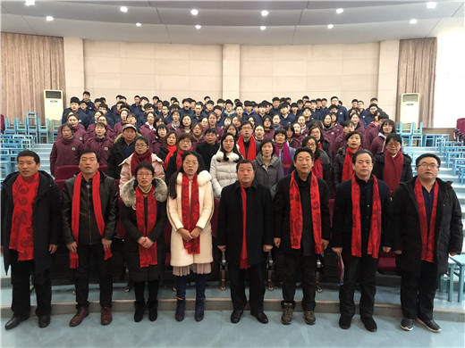 高中部隆重召开高三百日誓师大会