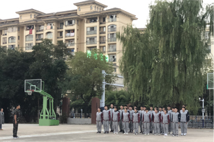 合肥润安公学高中举行军事素养展演活动