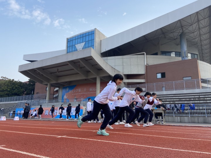 润安公学2021年学生体质健康测试工作有序进行