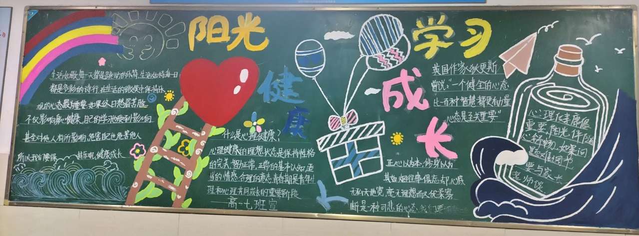 关注心理健康 促进全面成长 ——合肥润安公学高一年级黑板报评比