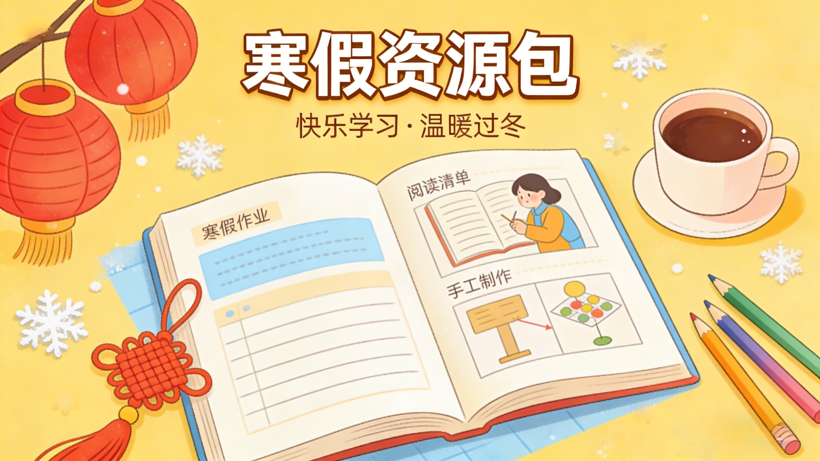 叮咚！同学们，请查收2026寒假资源包